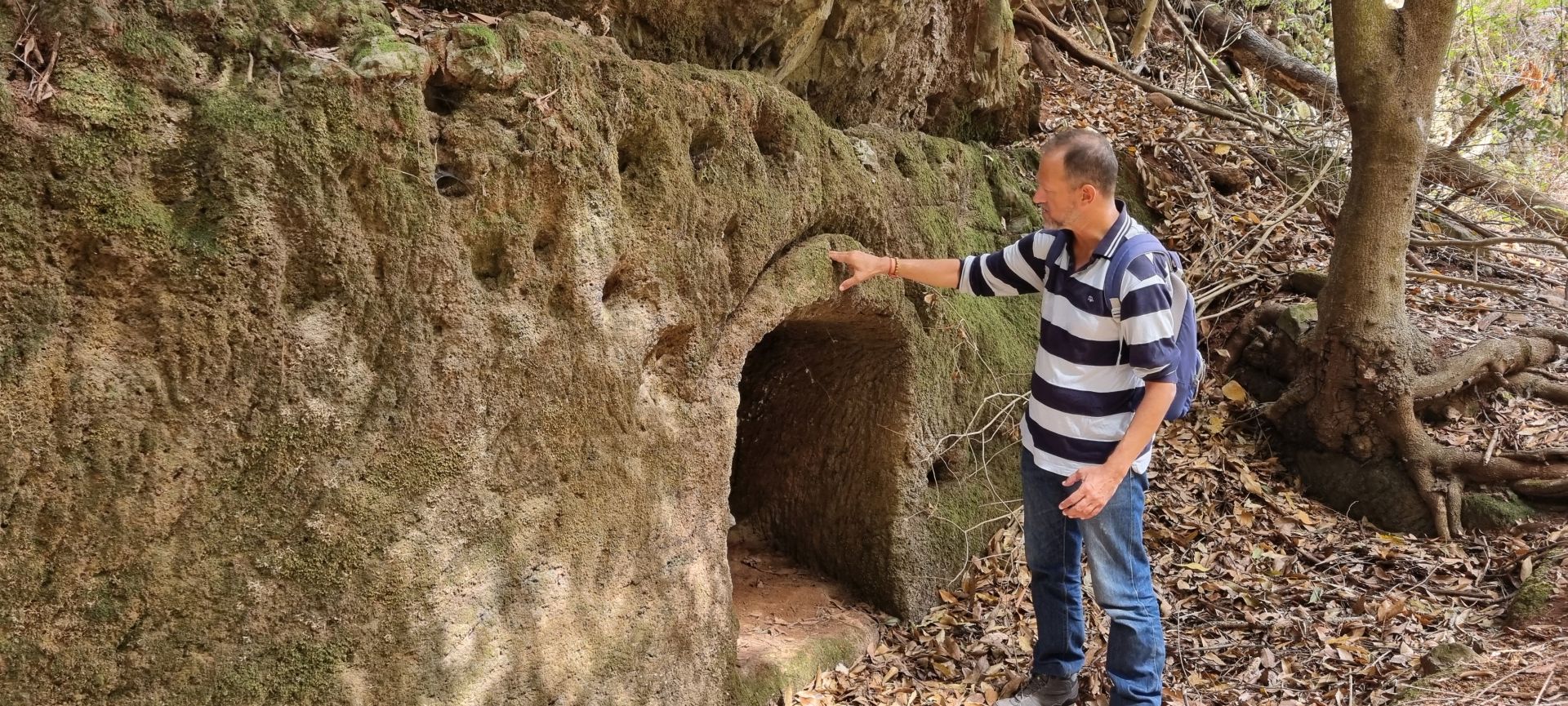 Miguel Santos at a Sacred Site on Madeira Island